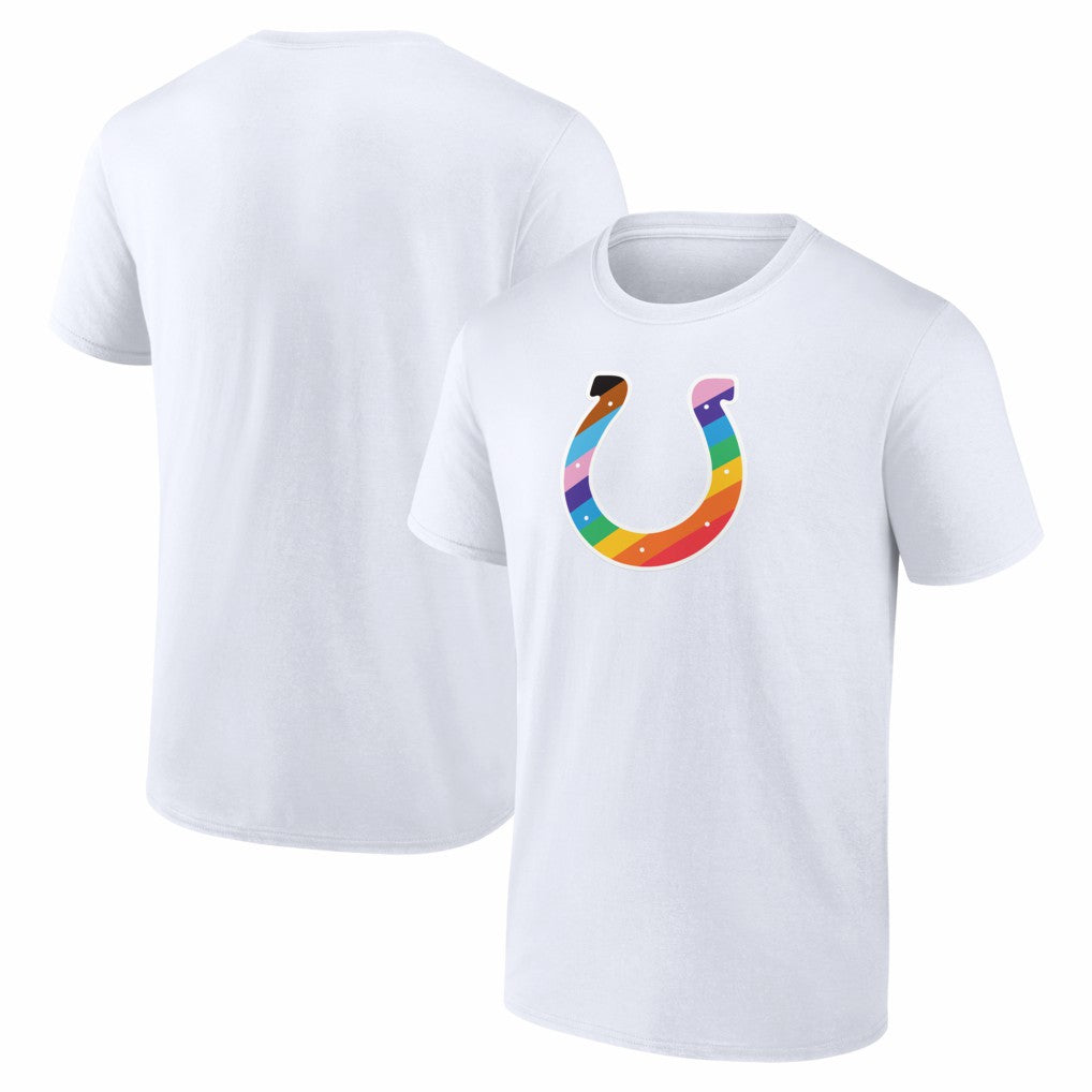 Indianapolis Colts Logo Pride T-Shirt White | NFL