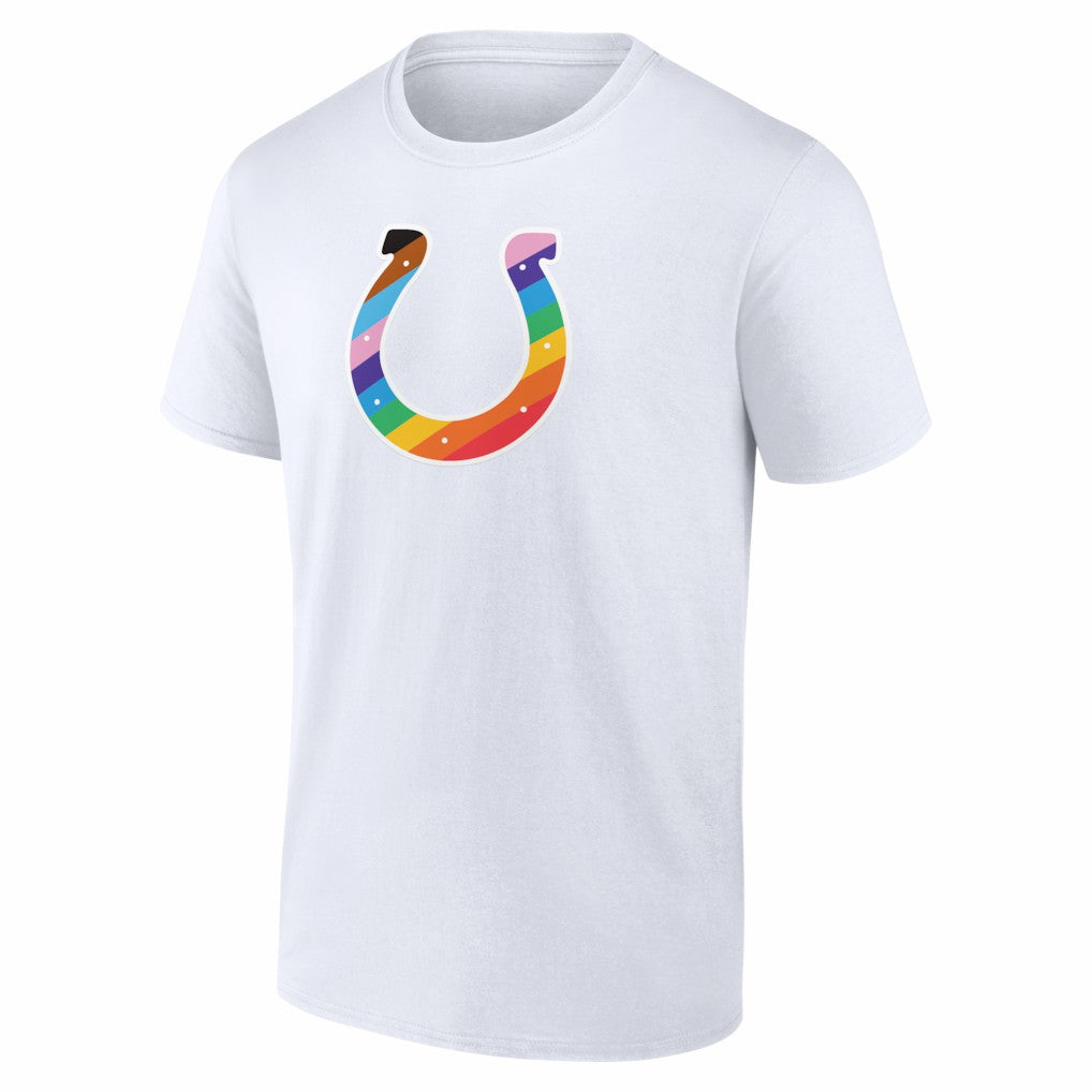 Indianapolis Colts Logo Pride T-Shirt White | NFL