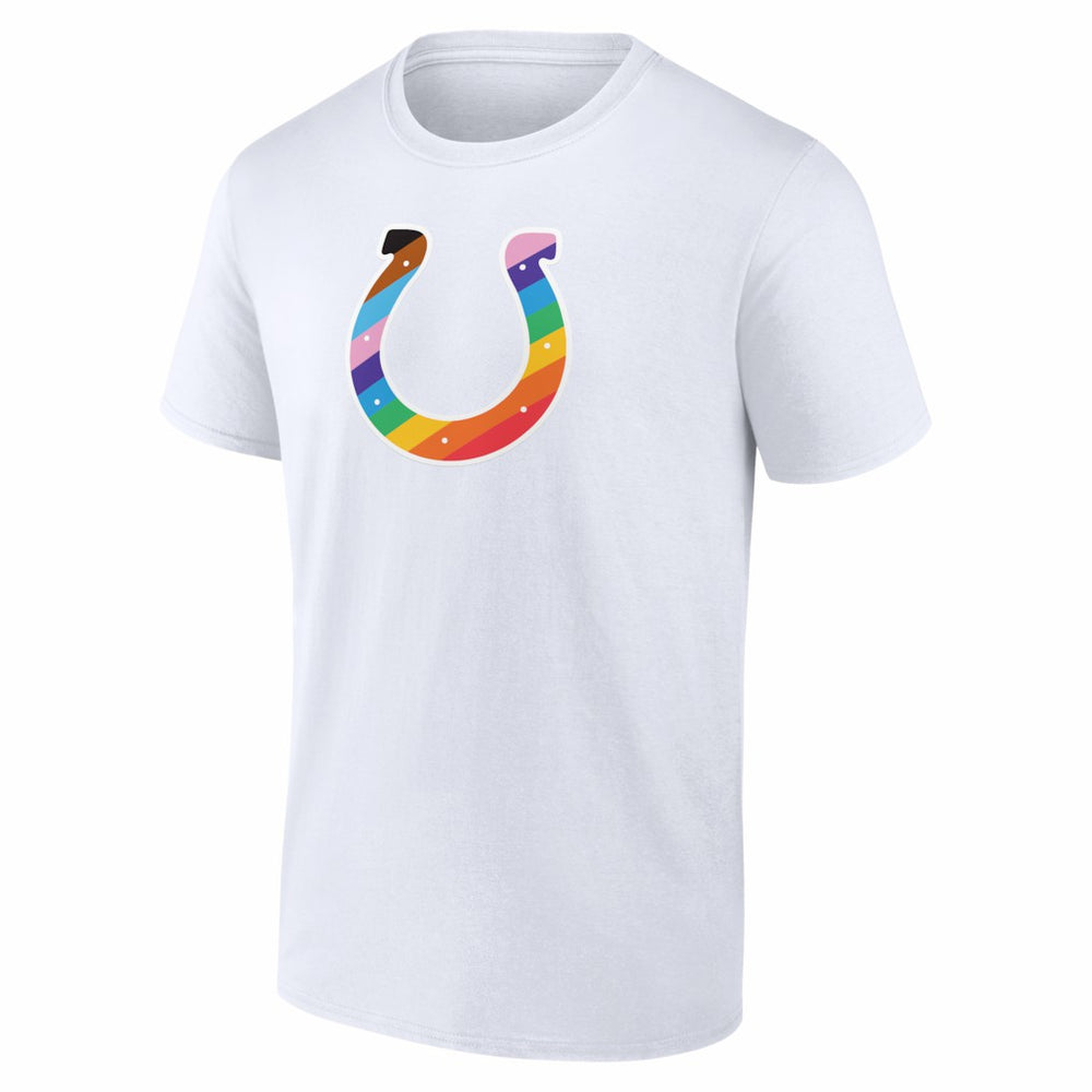 Indianapolis Colts Logo Pride T-Shirt White | NFL