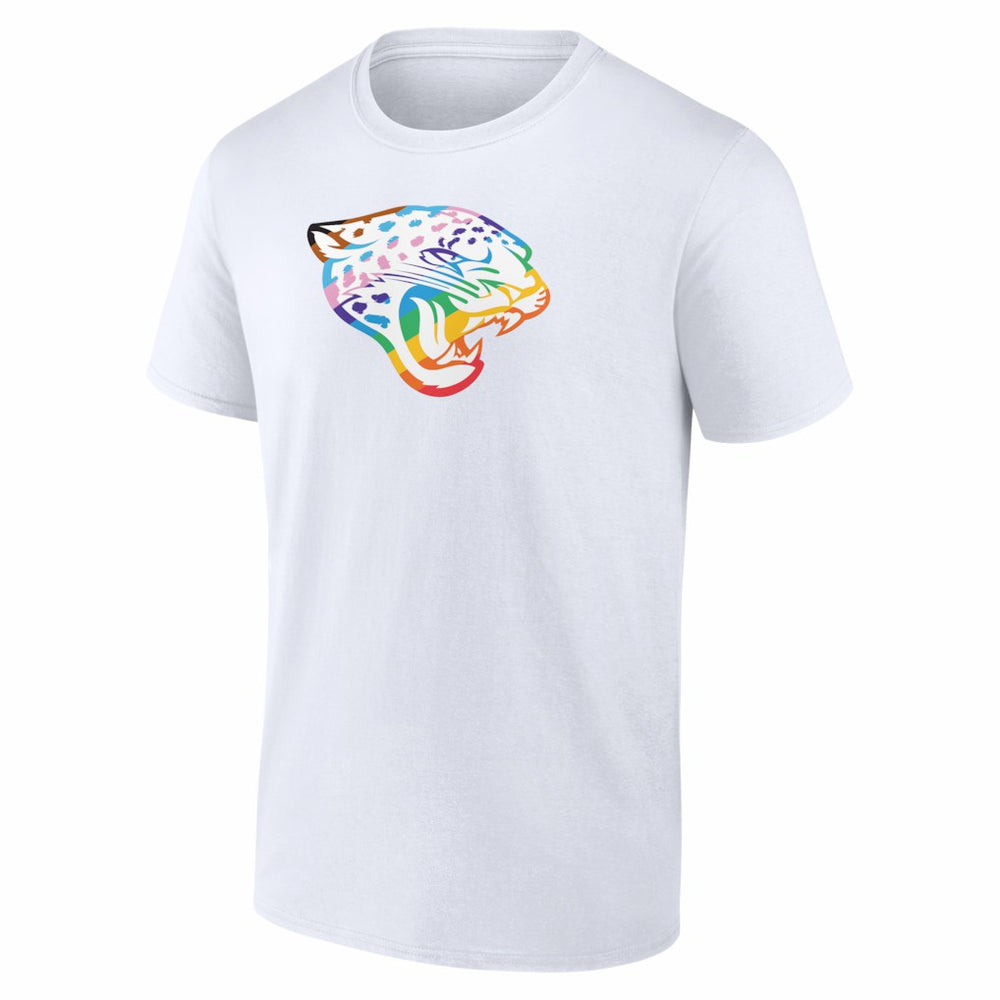 Jacksonville Jaguars Logo Pride T-Shirt White | NFL
