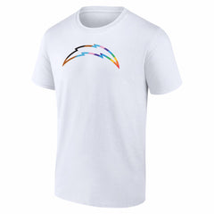 Los Angeles Chargers Logo Pride T-Shirt White | NFL
