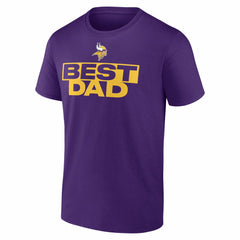 Minnesota Vikings Greatest Dad T-Shirt Purple | NFL