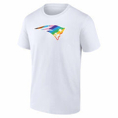 New England Patriots Logo Pride T-Shirt White | NFL