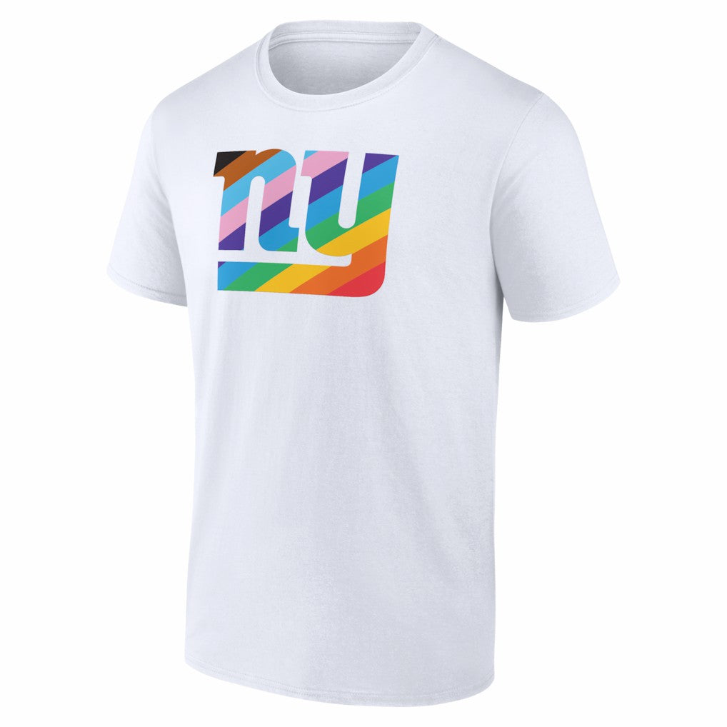 New York Giants Logo Pride T-Shirt White | NFL