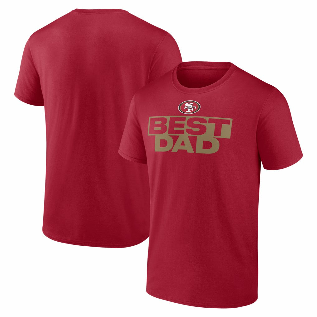 San Francisco 49ers Greatest Dad T-Shirt Scarlet | NFL