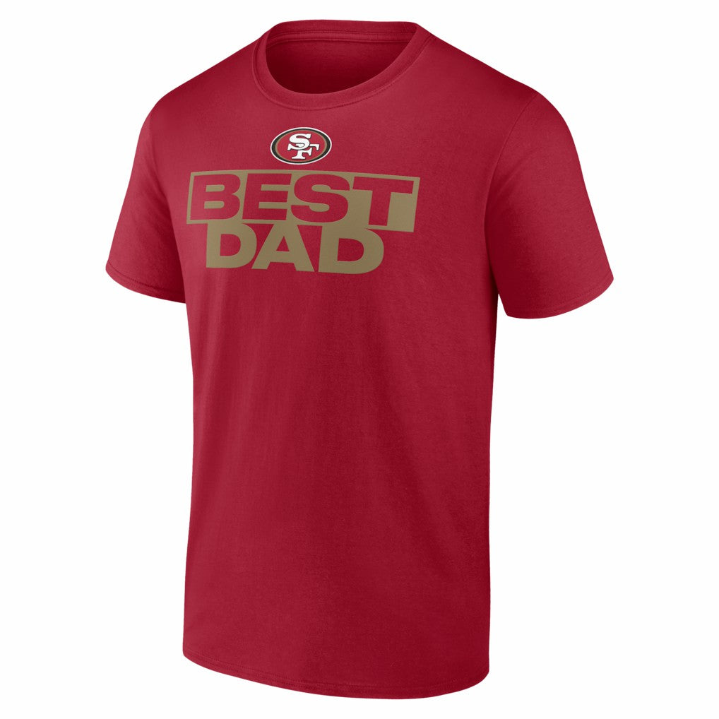 San Francisco 49ers Greatest Dad T-Shirt Scarlet | NFL