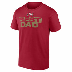 San Francisco 49ers Greatest Dad T-Shirt Scarlet | NFL