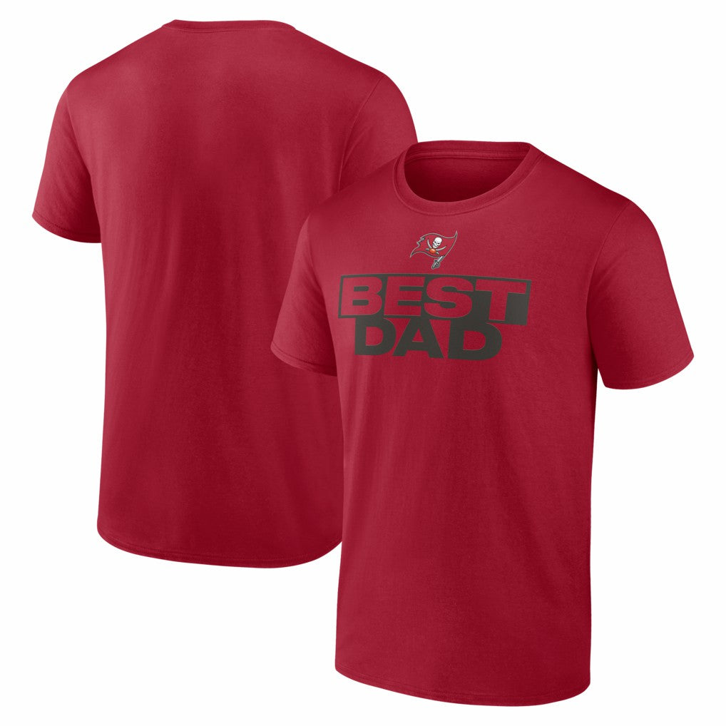 Tampa Bay Buccaneers Greatest Dad T-Shirt Red | NFL