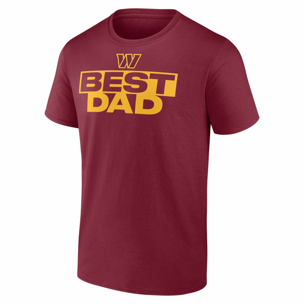 Washington Commanders Greatest Dad T-Shirt Burgundy | NFL
