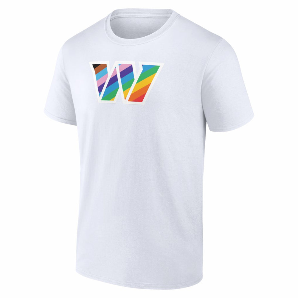 Washington Commanders Logo Pride T-Shirt White | NFL