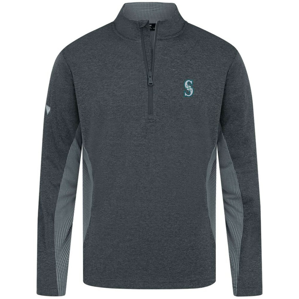 Seattle Mariners Levelwear Waffle Insignia 2.0 Quarter-Zip Pullover - MLB
