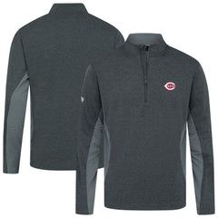 Cincinnati Reds Levelwear Waffle Insignia 2.0 Quarter-Zip Pullover - MLB