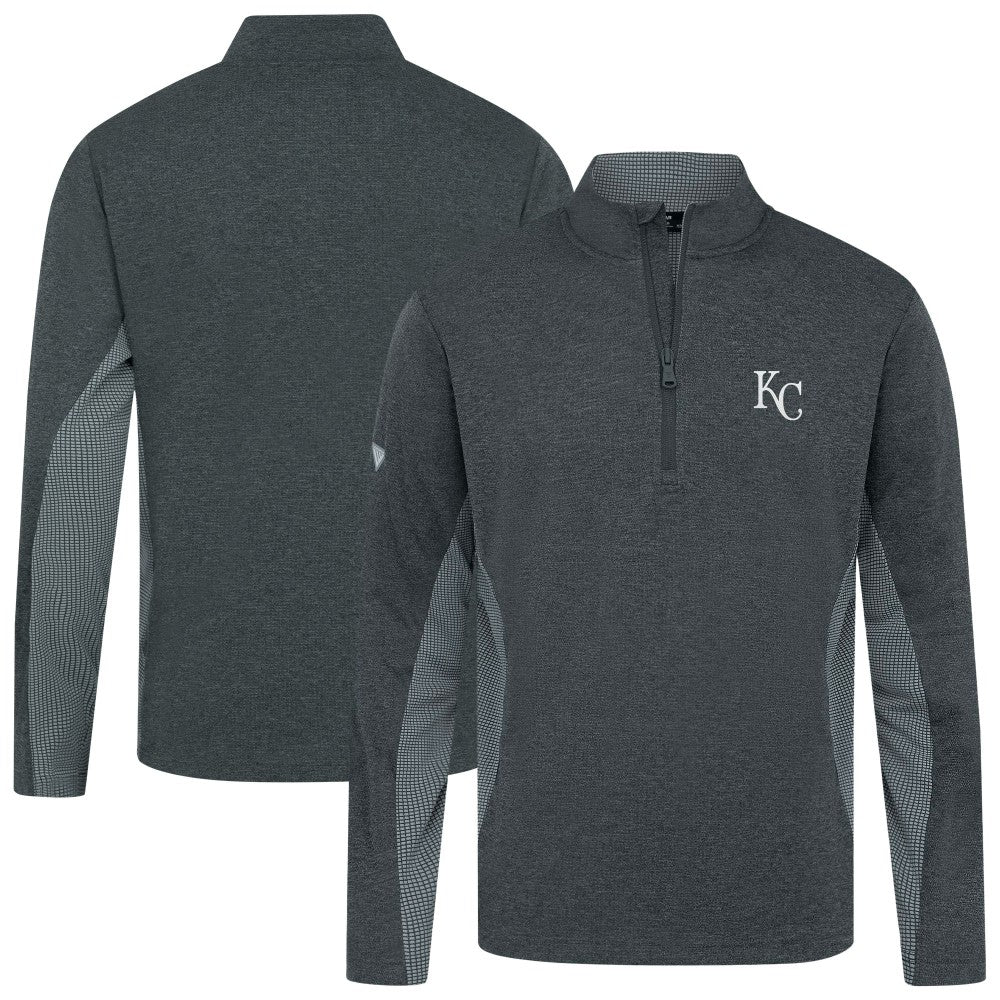 Kansas City Royals Levelwear Waffle Insignia 2.0 Quarter-Zip Pullover - MLB