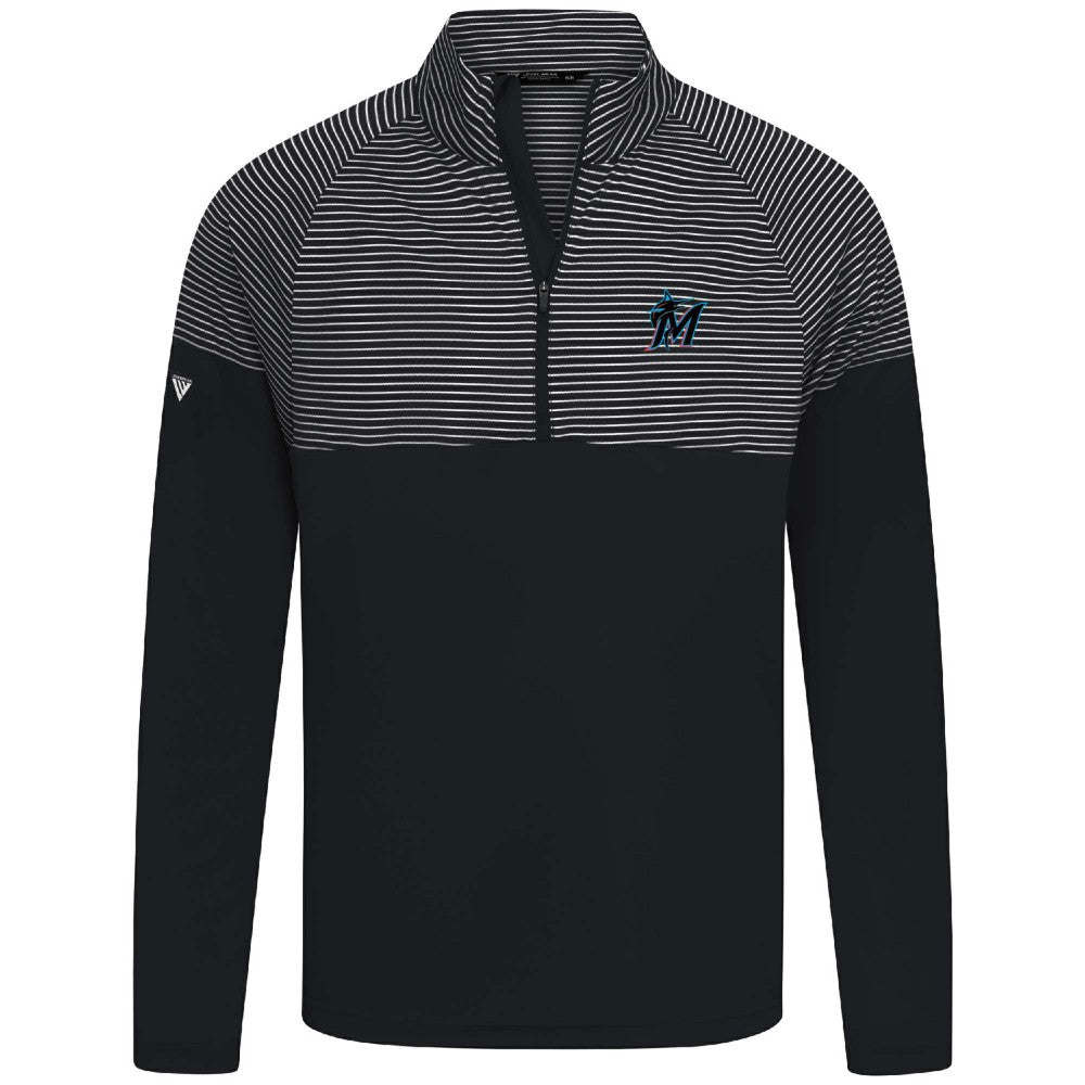 Miami Marlins Levelwear Classic Stripes Insignia 2.0 Pullover - MLB