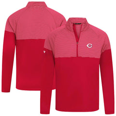 Cincinnati Reds Levelwear Classic Stripes Insignia 2.0 Pullover - MLB
