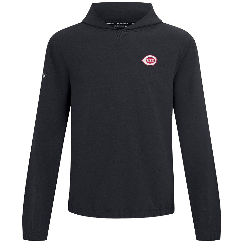 Cincinnati Reds Levelwear Action Insignia 2.0 Pullover Hoodie - MLB