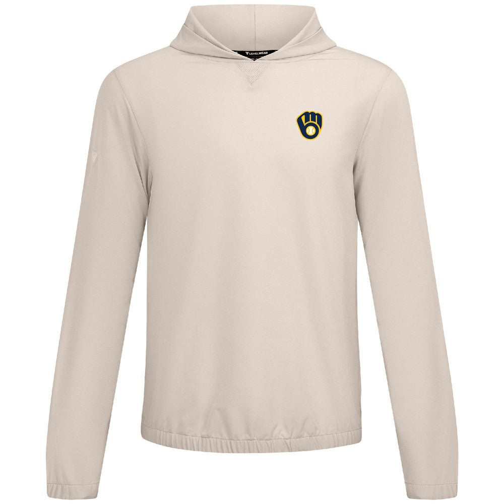 Milwaukee Brewers Levelwear Action Insignia 2.0 Pullover Hoodie - MLB