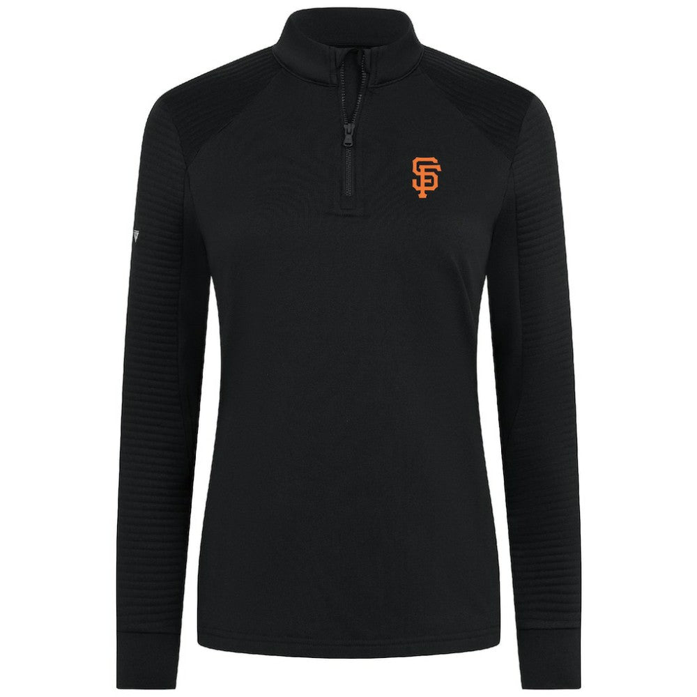 San Francisco Giants Levelwear Women's Power Insignia 2.0 Quarter-Zip Pullover Top - MLB