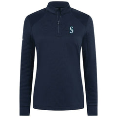 Seattle Mariners Levelwear Women's Power Insignia 2.0 Quarter-Zip Pullover Top - MLB
