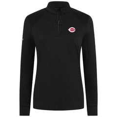 Cincinnati Reds Levelwear Women's Power Insignia 2.0 Quarter-Zip Pullover Top - MLB