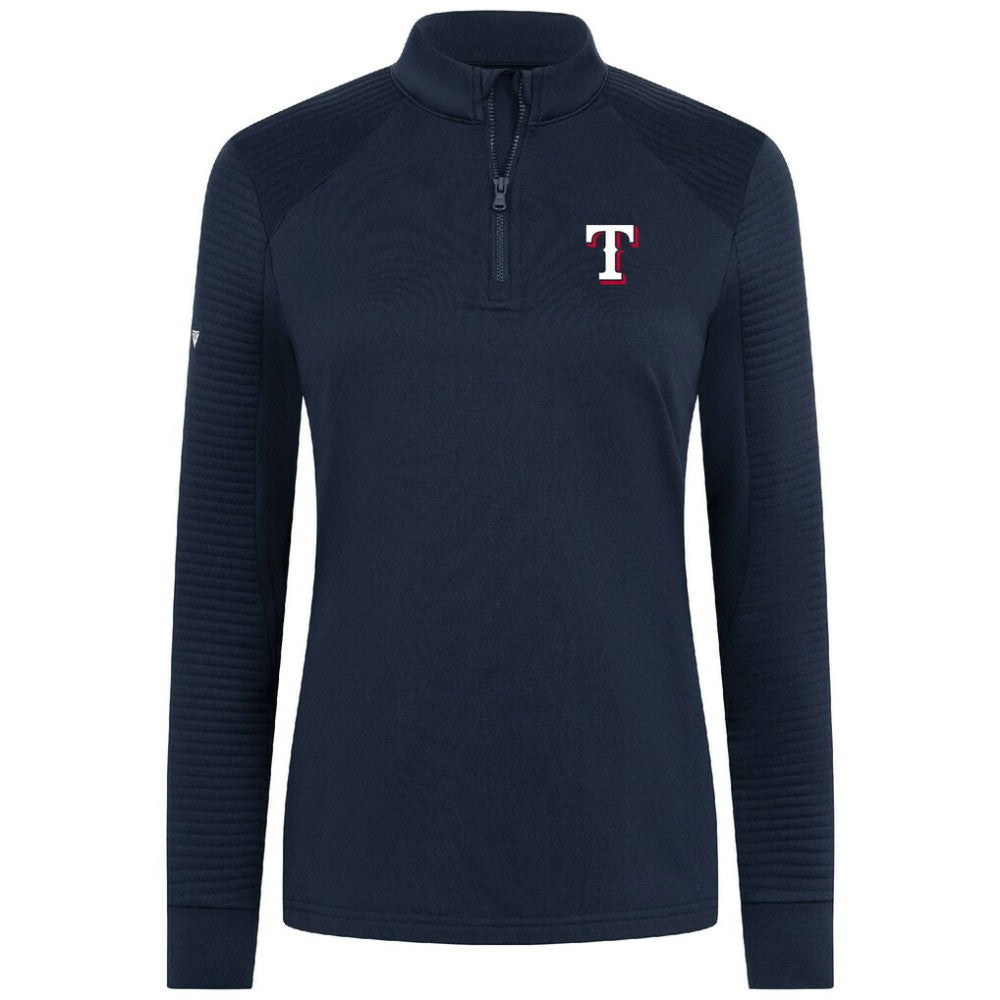 Texas Rangers Levelwear Women's Power Insignia 2.0 Quarter-Zip Pullover Top - MLB
