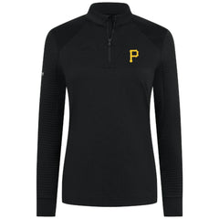 Pittsburgh Pirates Levelwear Women's Power Insignia 2.0 Quarter-Zip Pullover Top - MLB