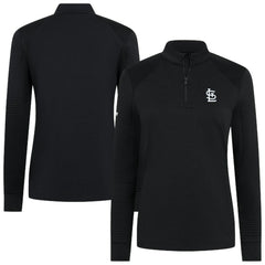 St. Louis Cardinals Levelwear Women's Power Insignia 2.0 Quarter-Zip Pullover Top - MLB