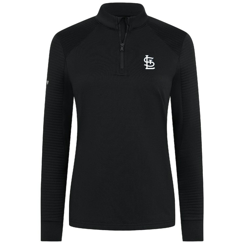 St. Louis Cardinals Levelwear Women's Power Insignia 2.0 Quarter-Zip Pullover Top - MLB