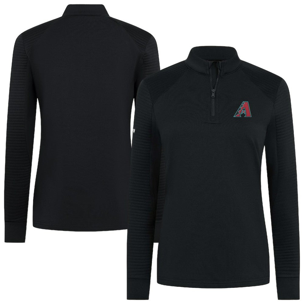 Arizona Diamondbacks Levelwear Women's Power Insignia 2.0 Quarter-Zip Pullover Top - MLB