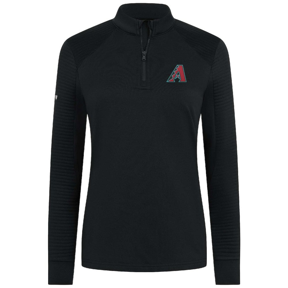 Arizona Diamondbacks Levelwear Women's Power Insignia 2.0 Quarter-Zip Pullover Top - MLB