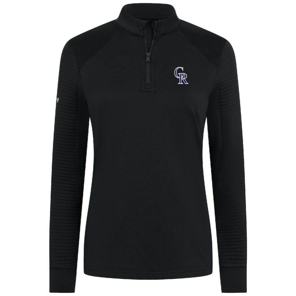 Colorado Rockies Levelwear Women's Power Insignia 2.0 Quarter-Zip Pullover Top - MLB