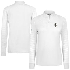 San Diego Padres Levelwear Women's Power Insignia 2.0 Quarter-Zip Pullover Top - MLB