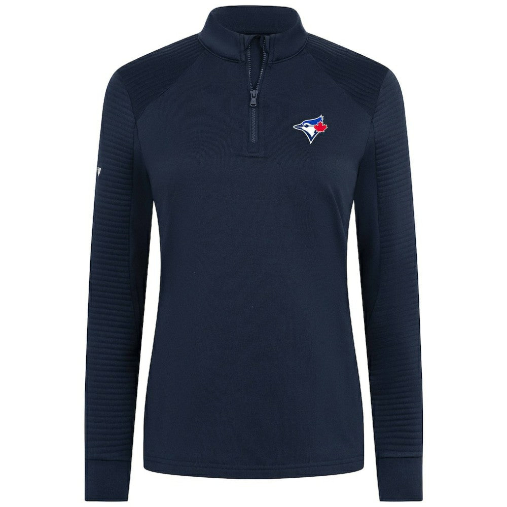 Toronto Blue Jays Levelwear Women's Power Insignia 2.0 Quarter-Zip Pullover Top - MLB