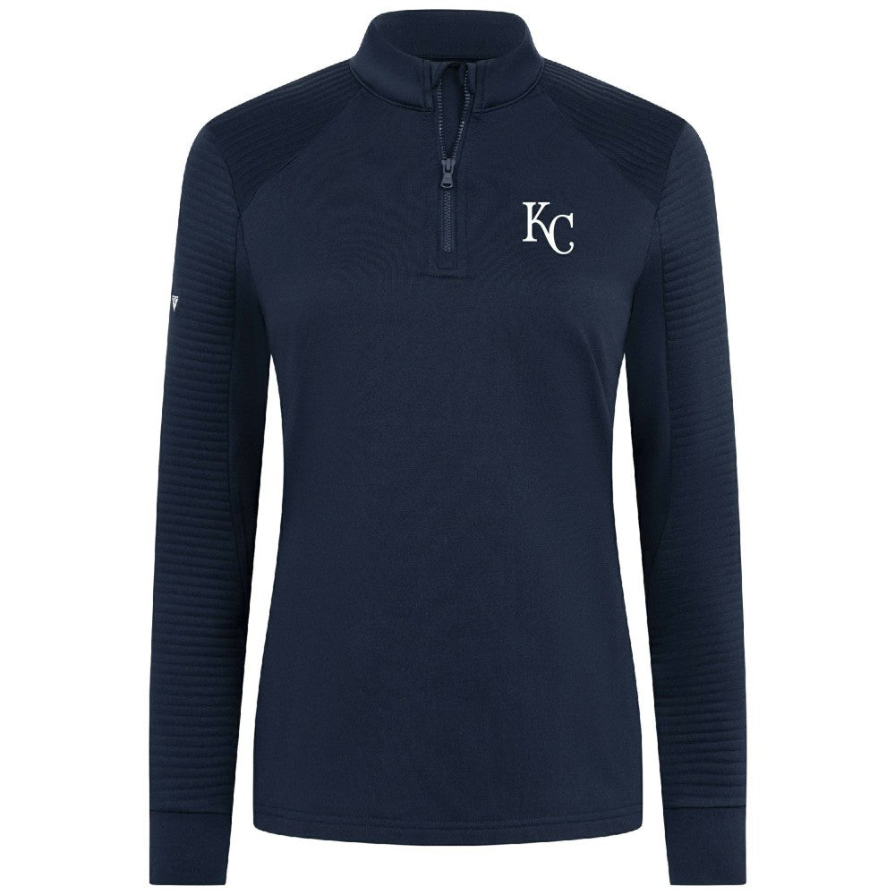 Kansas City Royals Levelwear Women's Power Insignia 2.0 Quarter-Zip Pullover Top - MLB