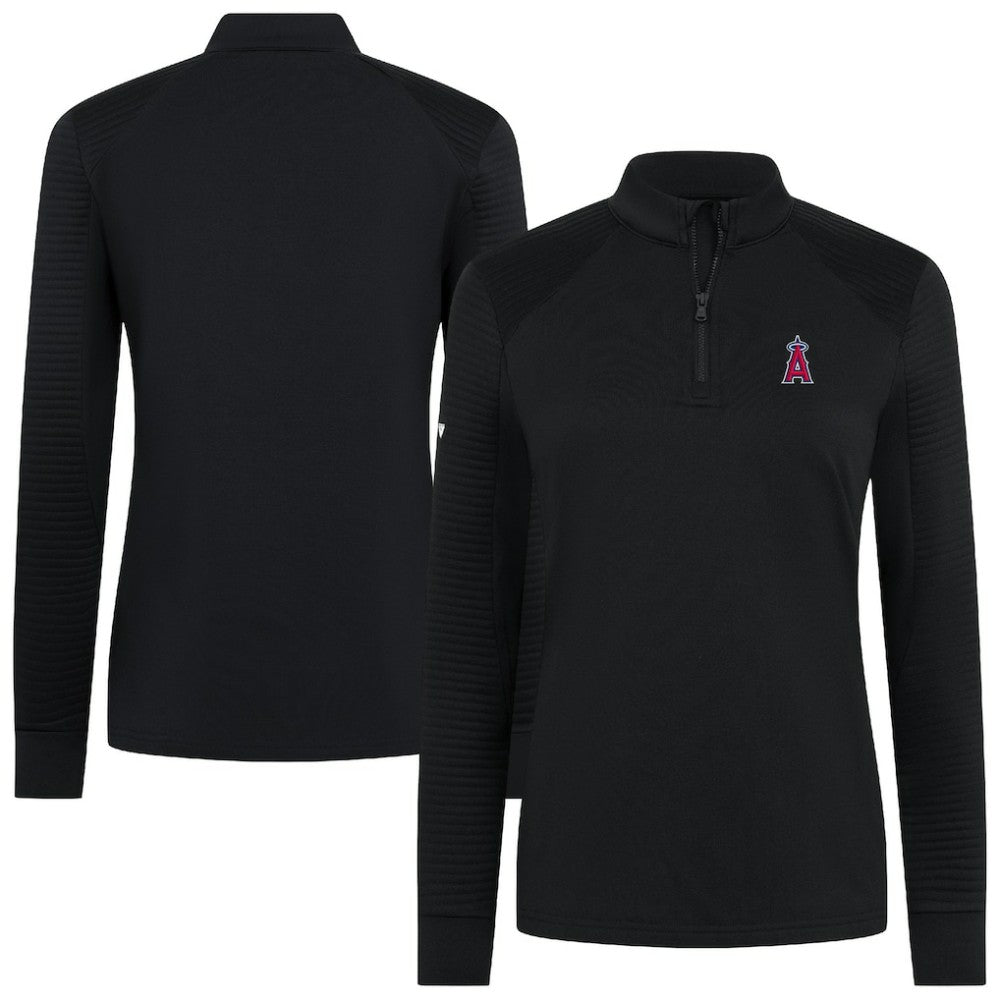 Los Angeles Angels Levelwear Women's Power Insignia 2.0 Quarter-Zip Pullover Top - MLB