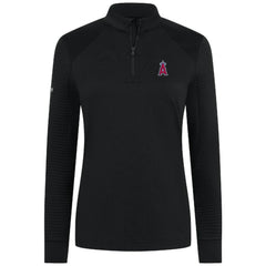 Los Angeles Angels Levelwear Women's Power Insignia 2.0 Quarter-Zip Pullover Top - MLB