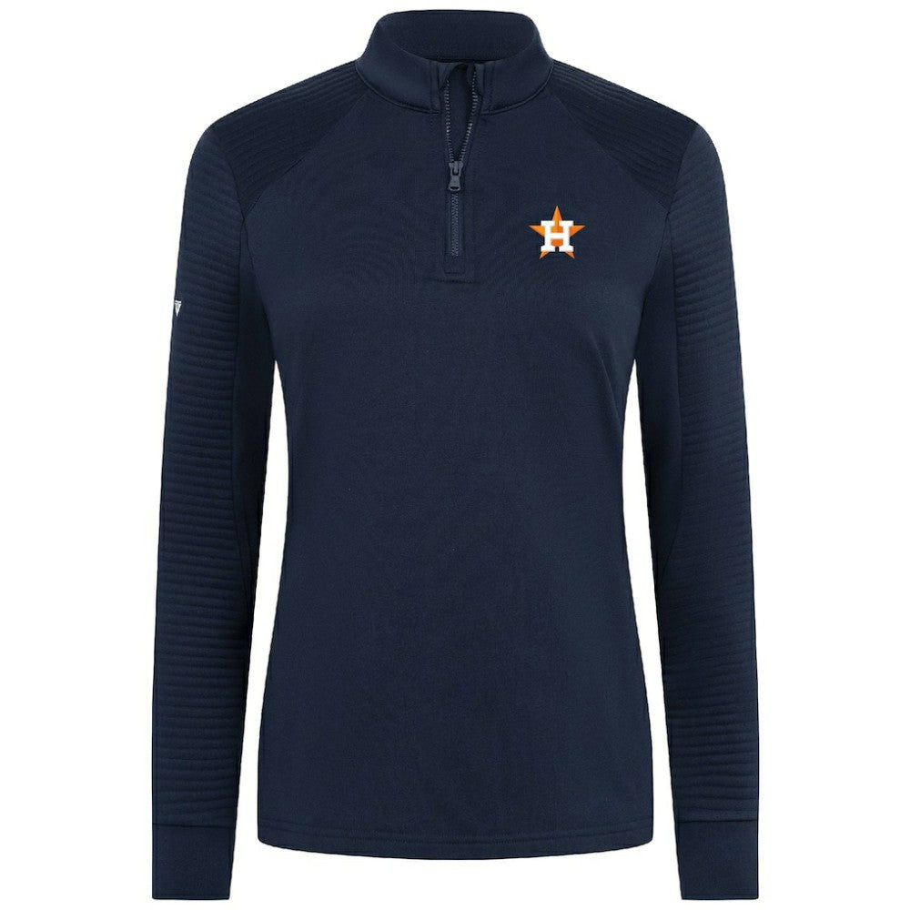 Houston Astros Levelwear Women's Power Insignia 2.0 Quarter-Zip Pullover Top - MLB
