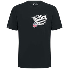 USMNT Levelwear Focal Blasted T-Shirt Black - FIFA World CUP