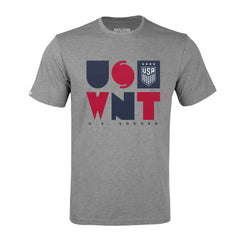 USWNT Levelwear Richmond Full On T-Shirt Gray - FIFA World CUP