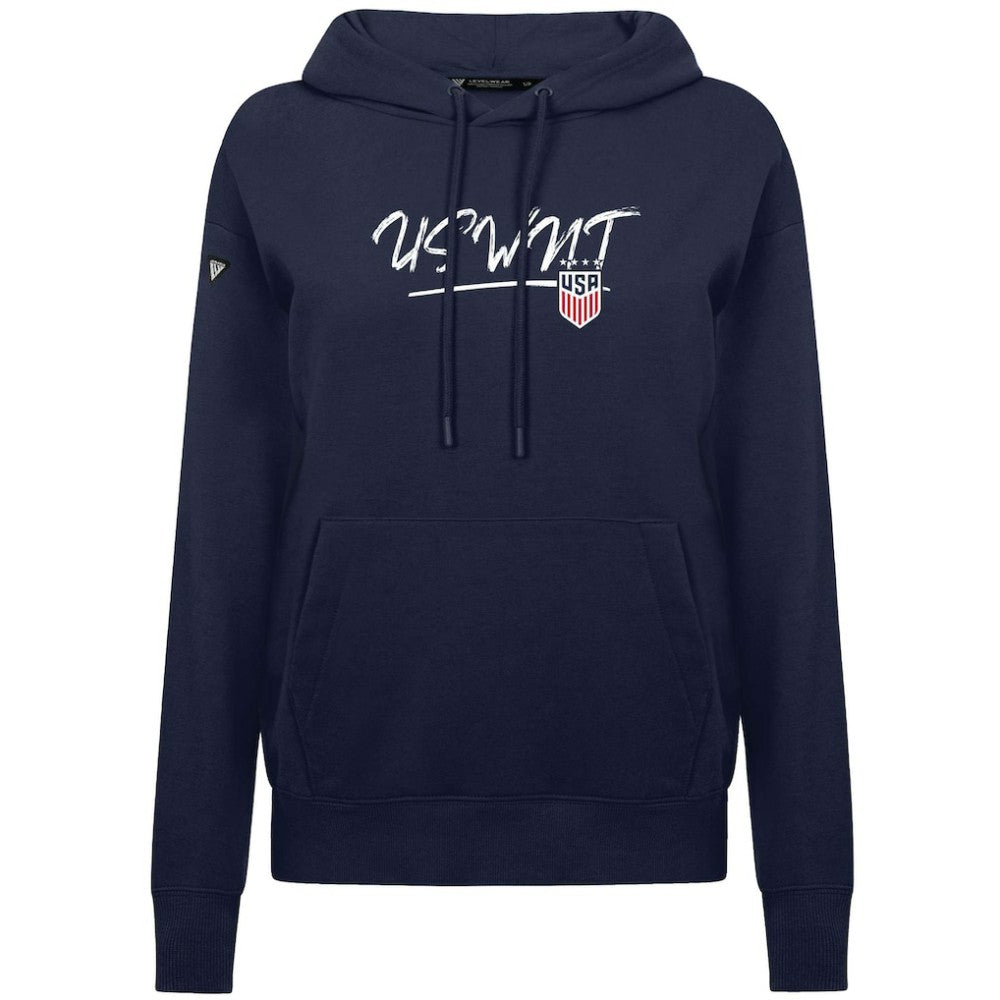 USWNT Levelwear Women's Adorn Express Pullover Hoodie Navy - FIFA World CUP