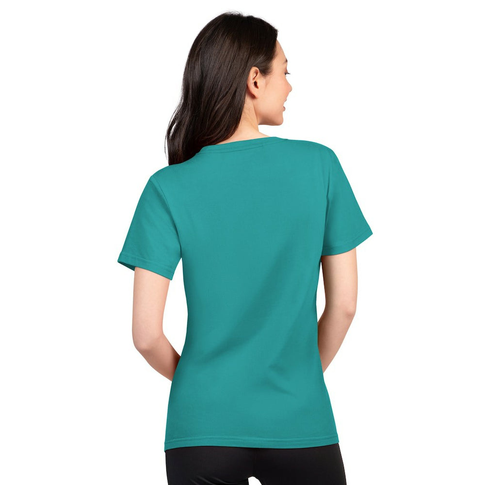 Miami Dolphins G-III 4Her by Carl Banks Women's Super-Slim Lightweight Winning Crew T-Shirt Aqua | NFL