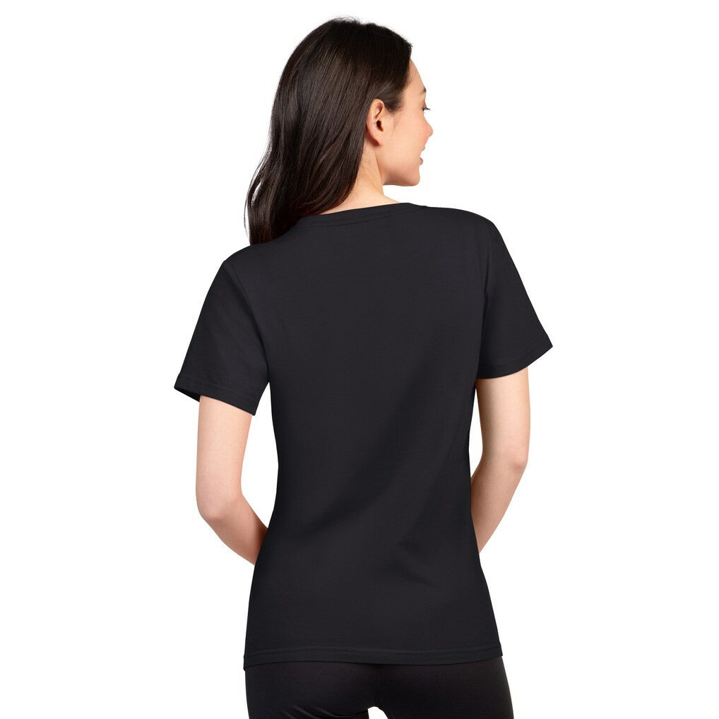 New Orleans Saints G-III 4Her by Carl Banks Women's Super-Slim Lightweight Winning Crew T-Shirt Black | NFL