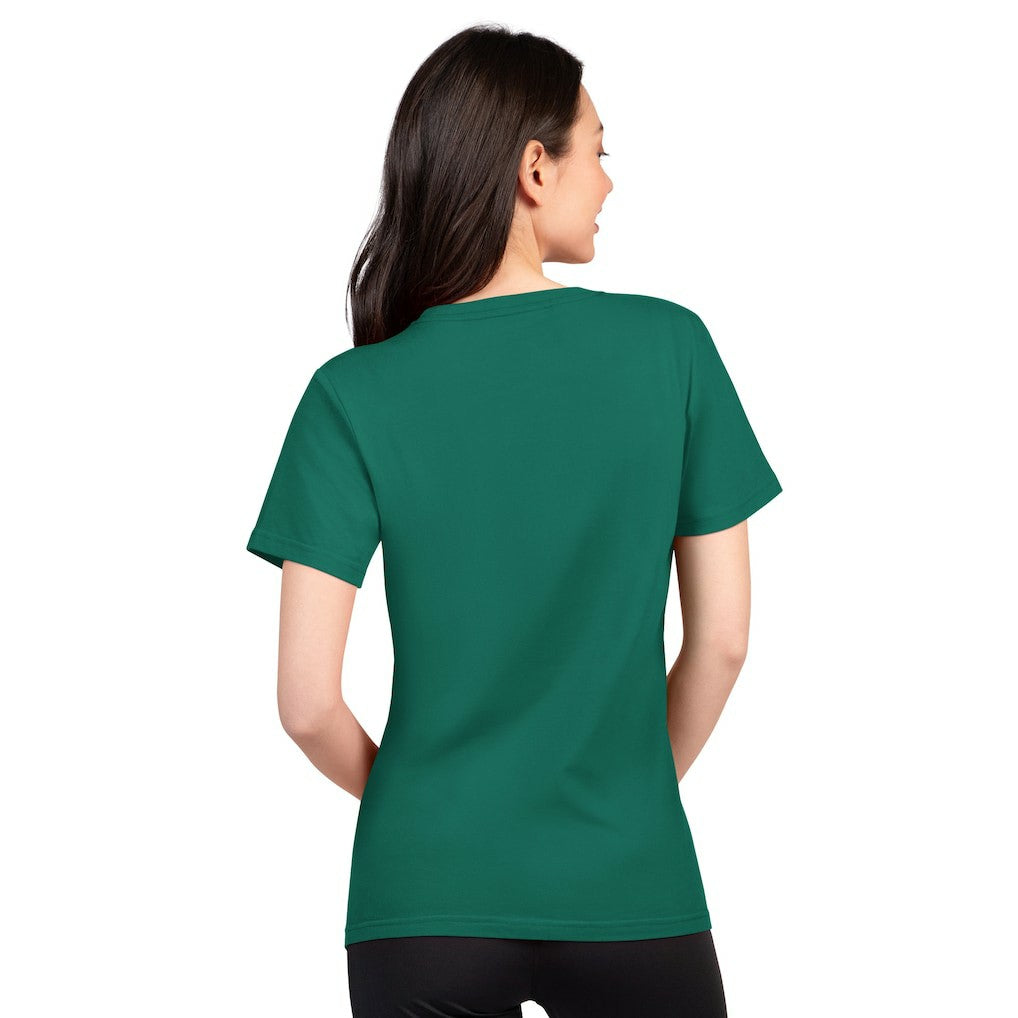 New York Jets G-III 4Her by Carl Banks Women's Super-Slim Lightweight Winning Crew T-Shirt Green | NFL