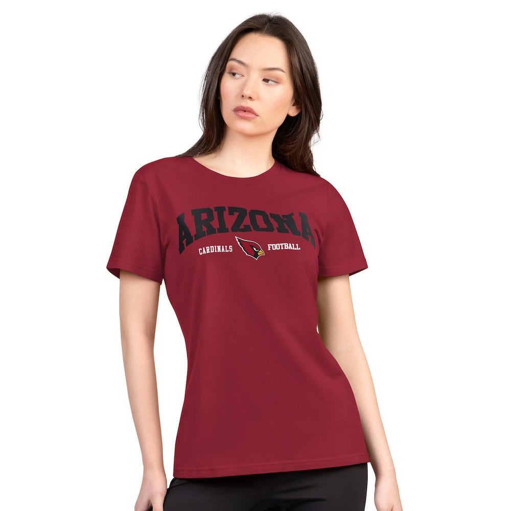 Arizona Cardinals G-III 4Her by Carl Banks Women's Super-Slim Lightweight Winning Crew T-Shirt Cardinal | NFL