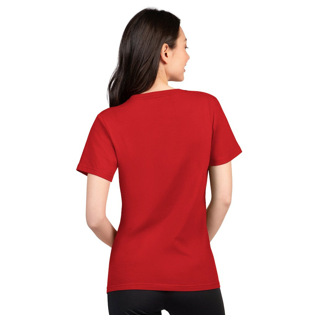 Atlanta Falcons G-III 4Her by Carl Banks Women's Super-Slim Lightweight Winning Crew T-Shirt Red | NFL