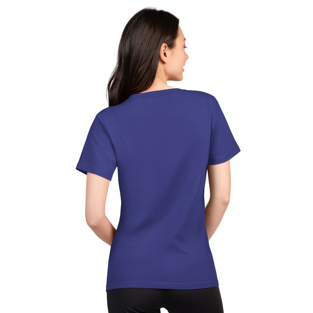 Baltimore Ravens G-III 4Her by Carl Banks Women's Super-Slim Lightweight Winning Crew T-Shirt Purple | NFL