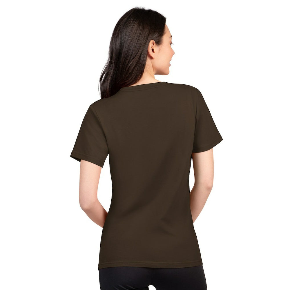 Cleveland Browns G-III 4Her by Carl Banks Women's Super-Slim Lightweight Winning Crew T-Shirt Brown | NFL
