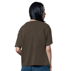 Cleveland Browns Starter Women's Oversized Hall of Fame T-Shirt Heather Brown | NFL