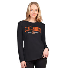 Cincinnati Bengals G-III 4Her by Carl Banks Women's Best Play Long Sleeve T-Shirt Black | NFL