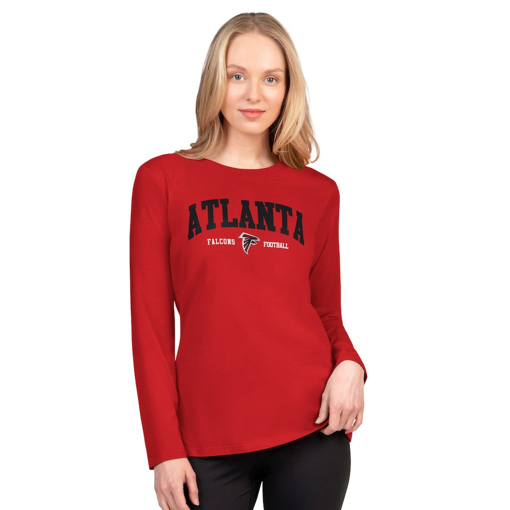 Atlanta Falcons G-III 4Her by Carl Banks Women's Best Play Long Sleeve T-Shirt Red | NFL
